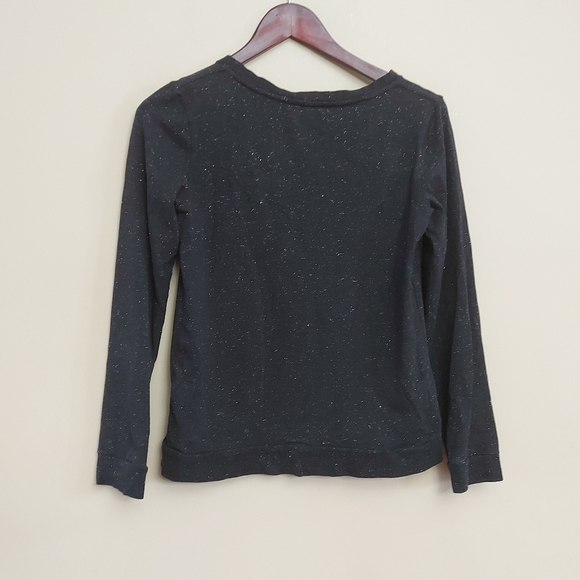 A.P.C. sweatshirt with cut out detail and silver fleck - Picture 6 of 6